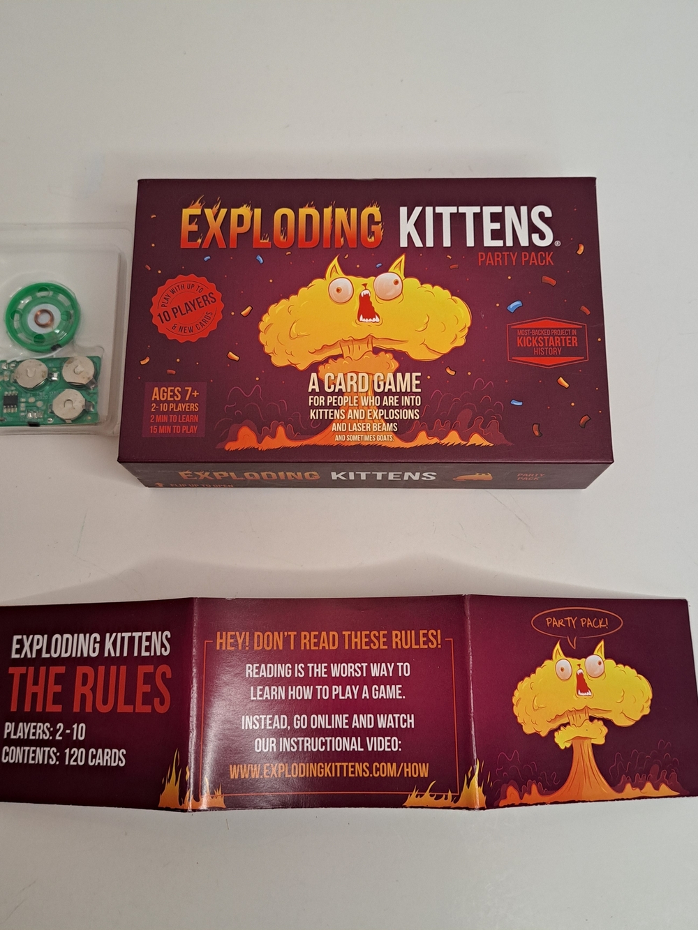 Exploding Kittens Party Pack Card Game 2-10 Players Ages 7+